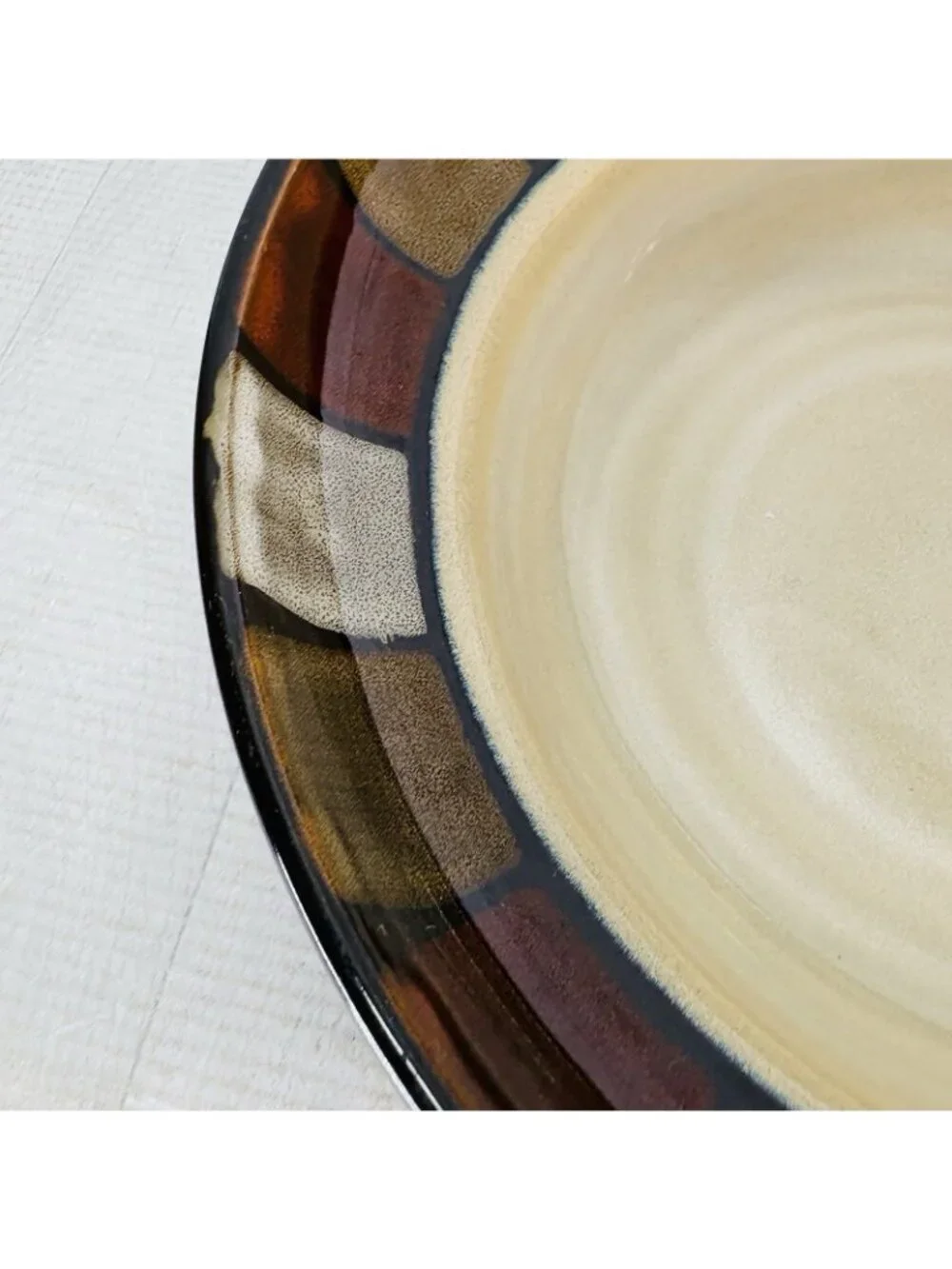 Pfaltzgraff TAOS Earth Tone Browns Earthenware 9.5